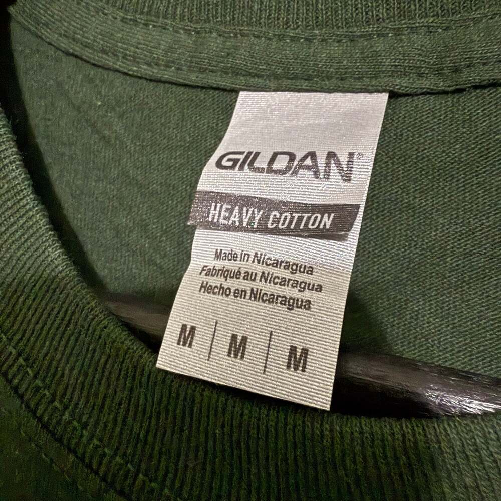 PRICE IS FIRM - Most Likely To Sing To Christmas Songs All Year Green SL Tee - Picture 3 of 3
